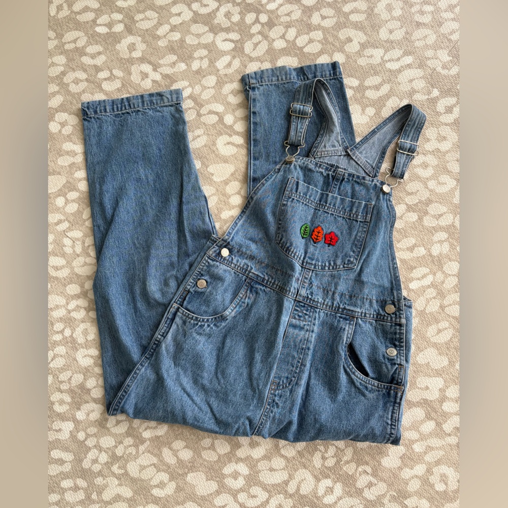 Vintage Circo girls size 10/12 fall denim overalls